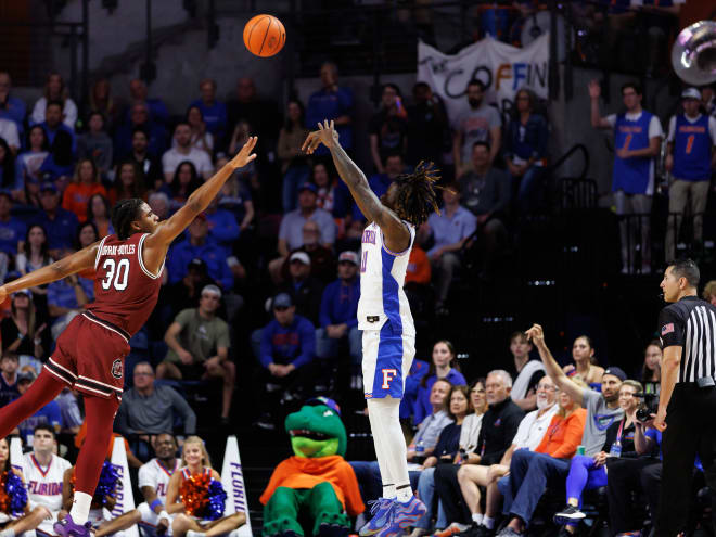 Gamecocks Get Out-Paced In Second Half vs. #3 Florida Gators