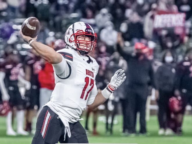 Texas QB Josh Hoover talks Hogs, recruitment after big junior season