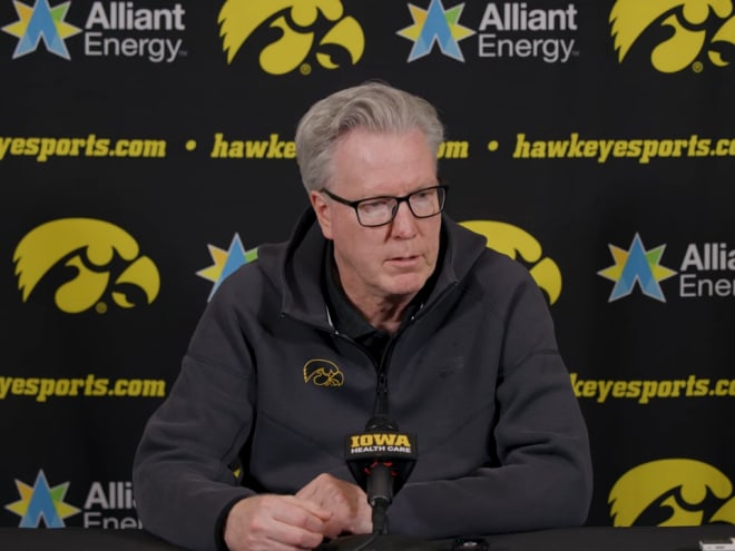 WATCH: Fran McCaffery on Owen Freeman Missing the Rest of the Season