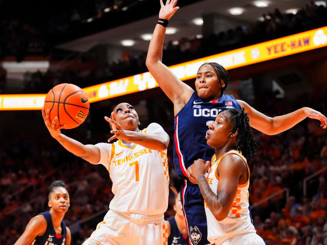 Lady Vols earn first signature win under Kim Caldwell, down rival UConn