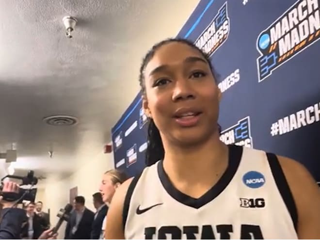 WATCH: Hannah Stuelke Talks Iowa Win Over Murray State