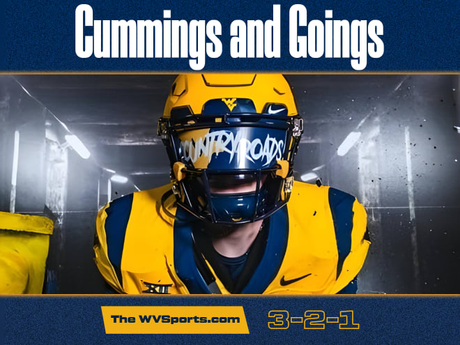 Cummings and Goings: The WVSports.com: 3-2-1