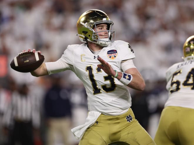 Injuries sideline Notre Dame football starters in Orange Bowl first half