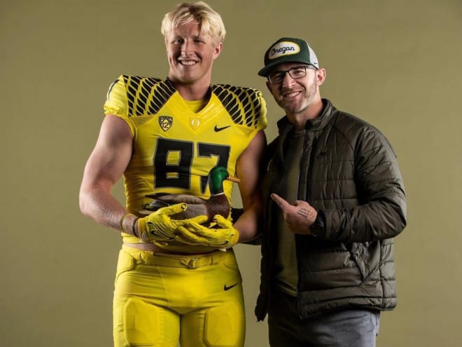 Four-star TE Ryner Swanson recaps official visit to Oregon