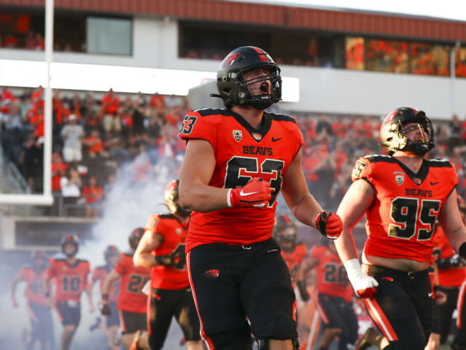 Oregon State OL Luka Vincic Enters Transfer Portal