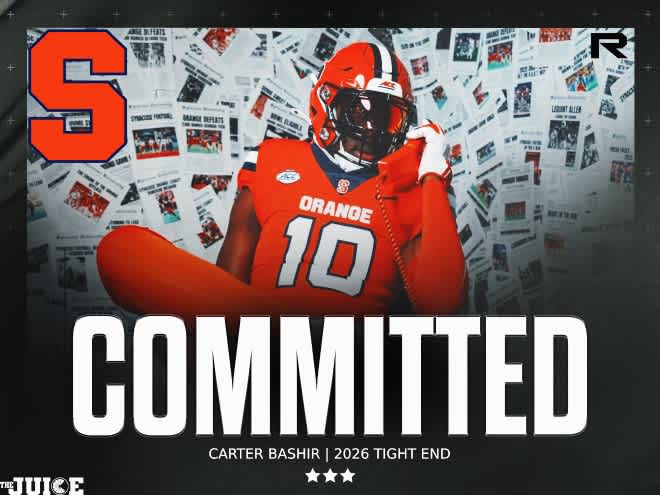 2026 TE Carter Bashir commits to Syracuse: 'It's a great culture'
