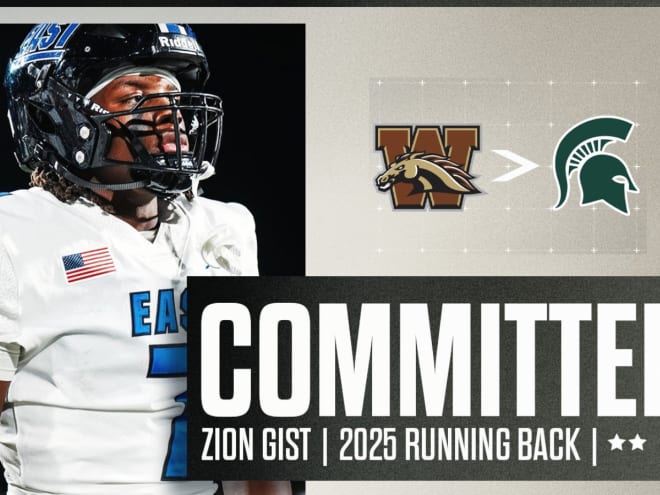 Michigan State flips 2025 RB Zion Gist from Western Michigan