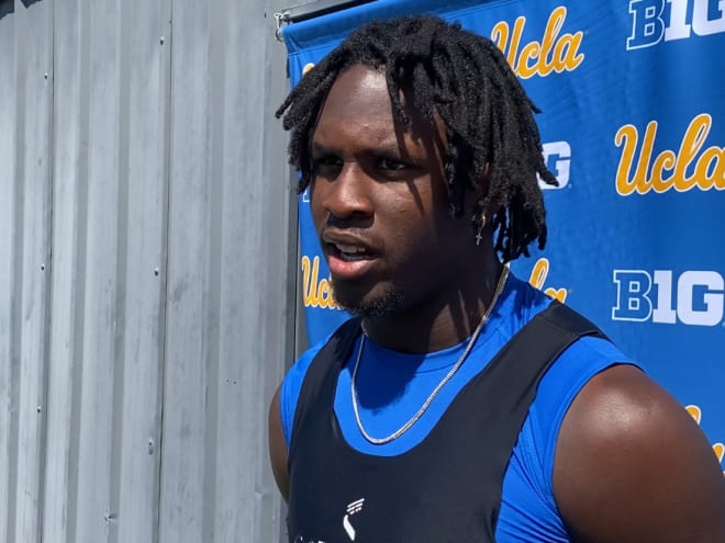 WATCH: UCLA RB T.J. Harden, DT Sitiveni Havili Kaufusi after practice