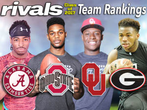 Rivals.com team recruiting rankings: Tide on top