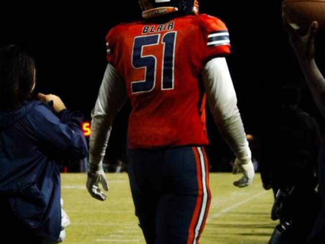 Q&A with Kirkwood left tackle Kamari Blair