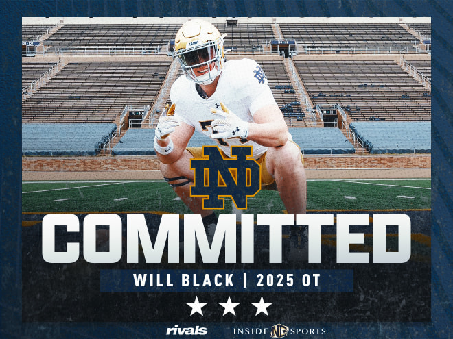 Three-star OT Will Black commits to Notre Dame football's 2025 class