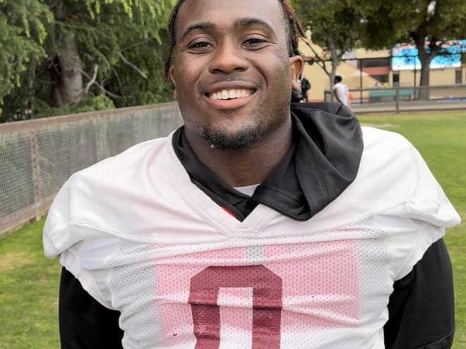 Stanford LB Gaethan Bernadel is fired up about spring practice