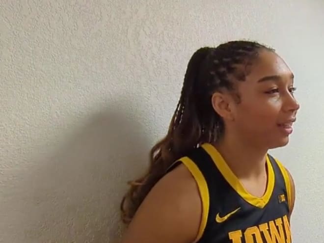 VIDEO: Hannah Stuelke Talks Iowa's Win Over Minnesota