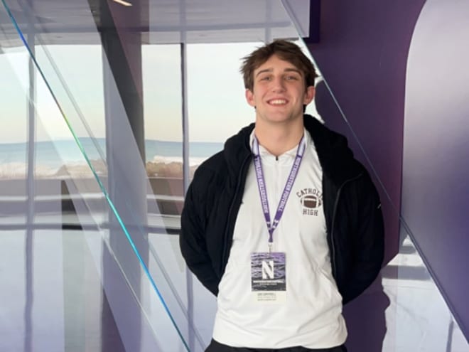 DE Campbell recaps his Northwestern visit