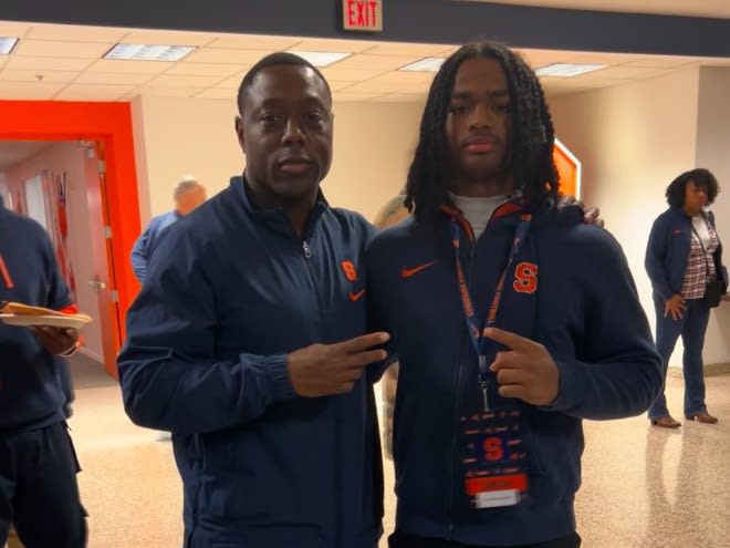 2027 DB Terrence Barner talks 'staggering' trip to Syracuse