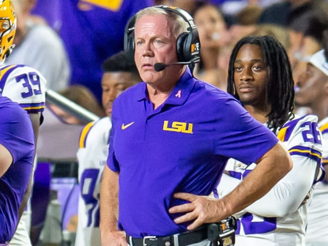 What LSU head coach Brian Kelly said about Arkansas