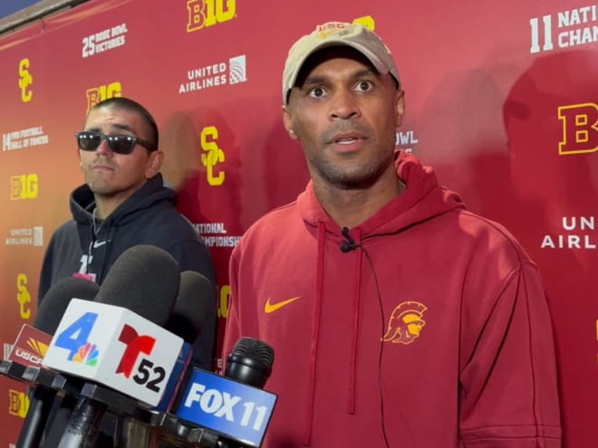 WATCH: USC DC D'Anton Lynn talks about preparing to face former team UCLA