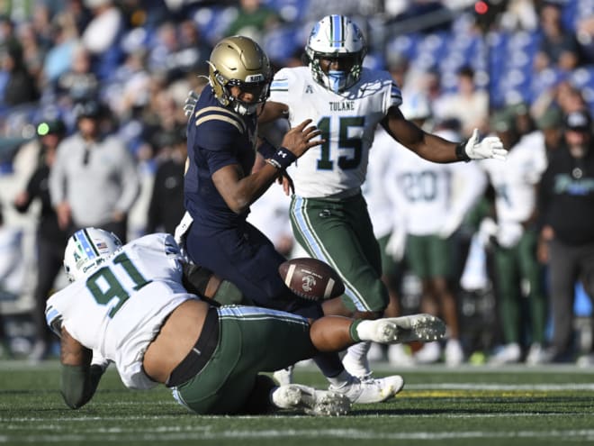 No. 25 Tulane routs Navy 35-0