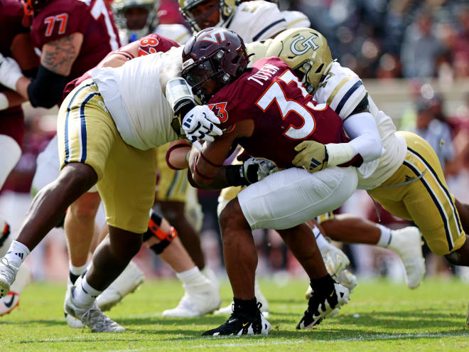 Injured Jackets falter offensively in a 21-6 loss at Virginia Tech