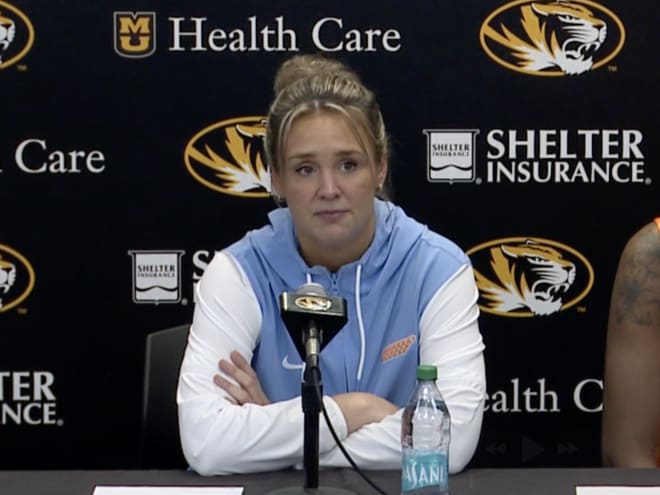 WATCH: Lady Vols coach Kim Caldwell reacts to win over Missouri