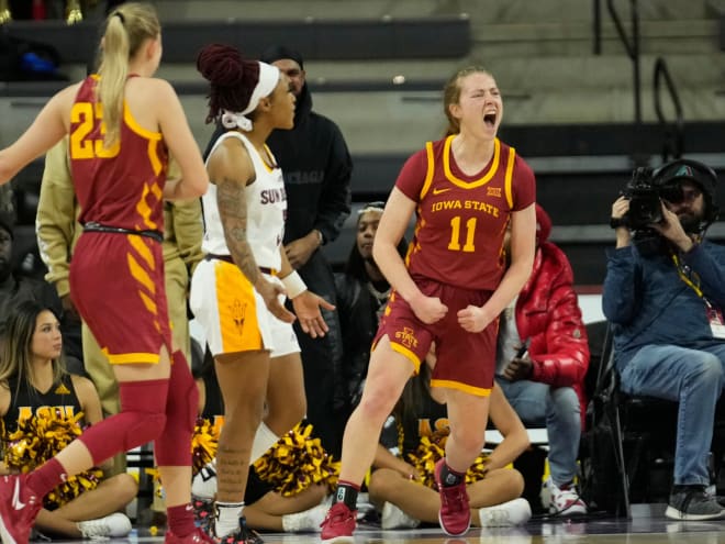 Cyclones hold off Sun Devils for conference road win