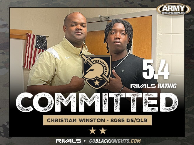 2025 OLB Christian Winston picks Army West Point over 13 other offers