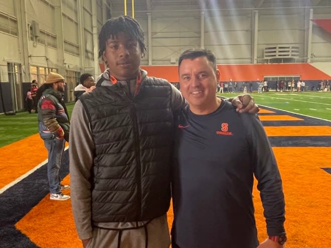 2028 EDGE/OLB Jackson Vaughn discusses 'special' Syracuse offer