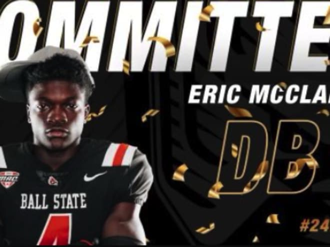 DB McClain commits to Ball State