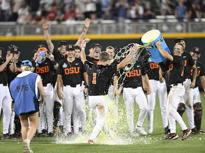 Oregon State Baseball Walks Off Louisville In College World Series Opener