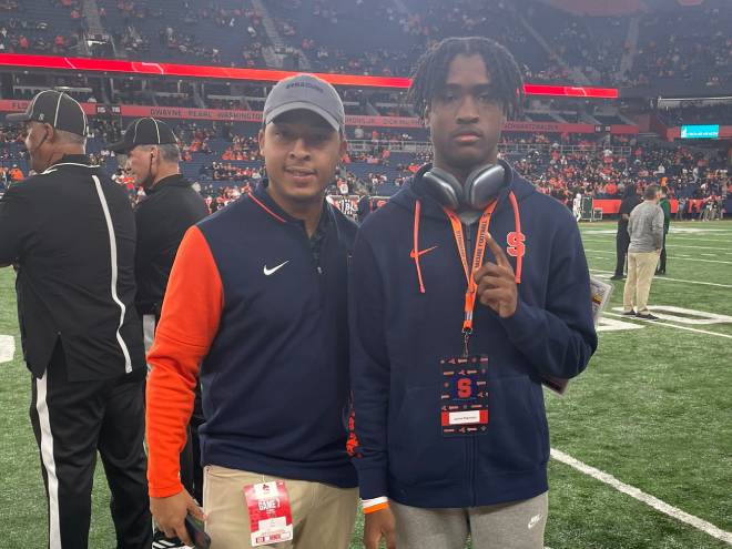 2027 ATH Javien Robinson reacts to 'great' visit to Syracuse