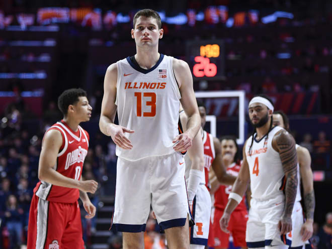 Watch:  Illini center Tomislav Ivisic pre-UCLA