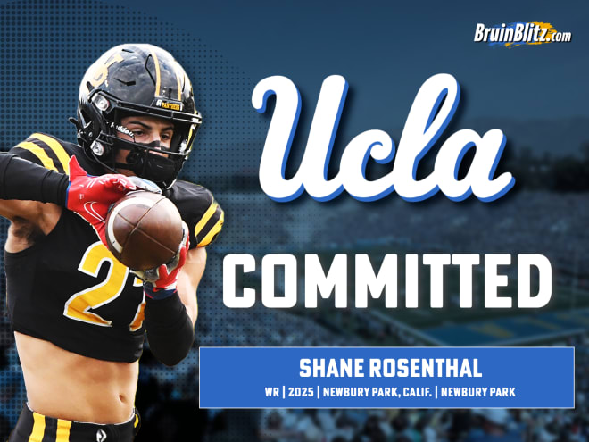 UCLA flips in-state 2025 WR Shane Rosenthal UCLA flips in-state 2025 WR Shane Rosenthal