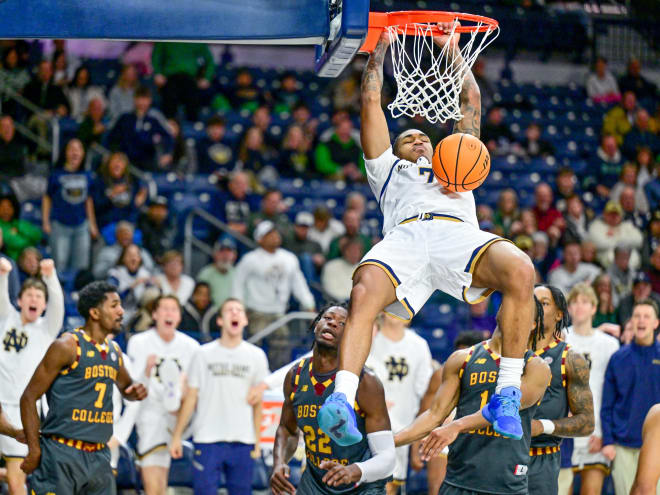 Tae Davis' elevated game allows Notre Dame MBB to end losing streak vs. BC