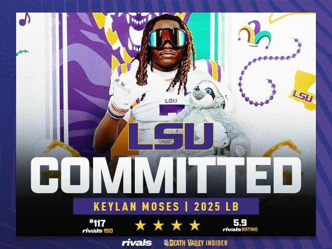 Four-star linebacker Keylan Moses commits to LSU, stays home