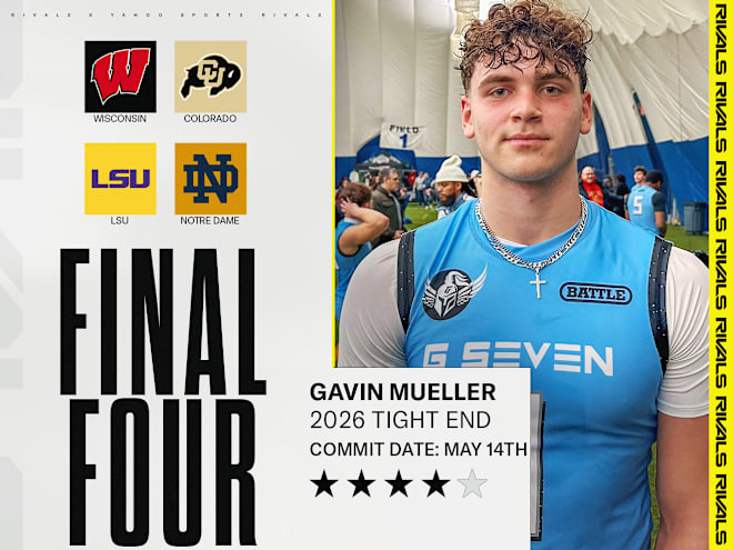 Four-star TE Gavin Mueller talks final four, sets commitment date