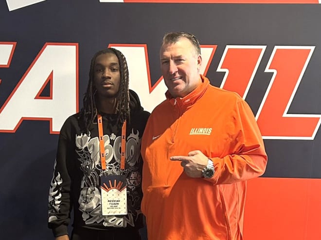 Illinois hosts 2026 athlete Messiah Tilson