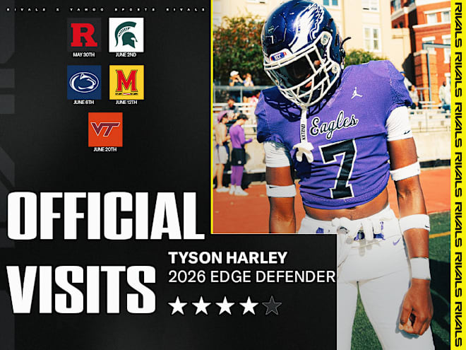 Four-star EDGE Tyson Harley includes Michigan State in top-five, sets OVs