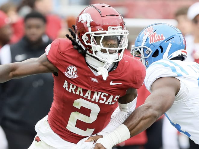 Arkansas' PFF grades, snap counts vs. Ole Miss 2024 - Offense