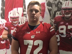 Wisconsin offers four-star OL John Olmstead during visit