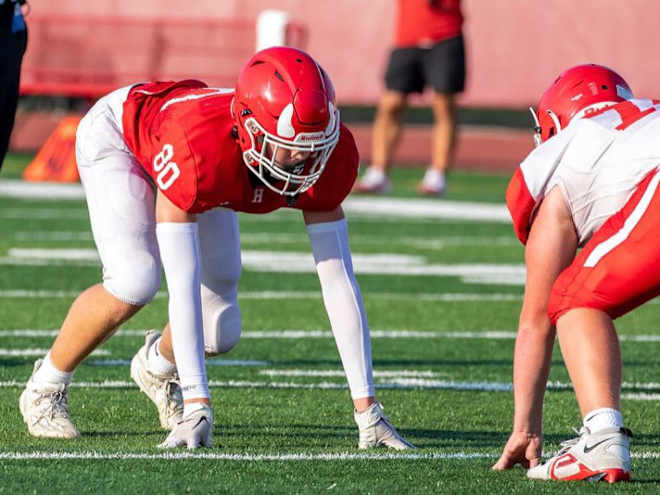 Northwestern hosts 2027 DE target Tommy Riordan for a spring practice