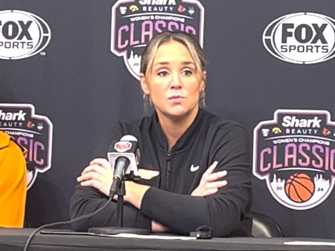 WATCH: Lady Vols coach Kim Caldwell, players react to win over Iowa