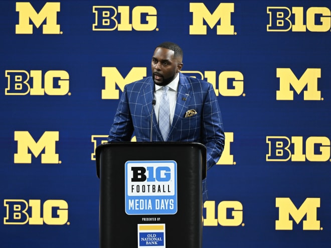 Everything Sherrone Moore said during Big Ten Media Days press conference