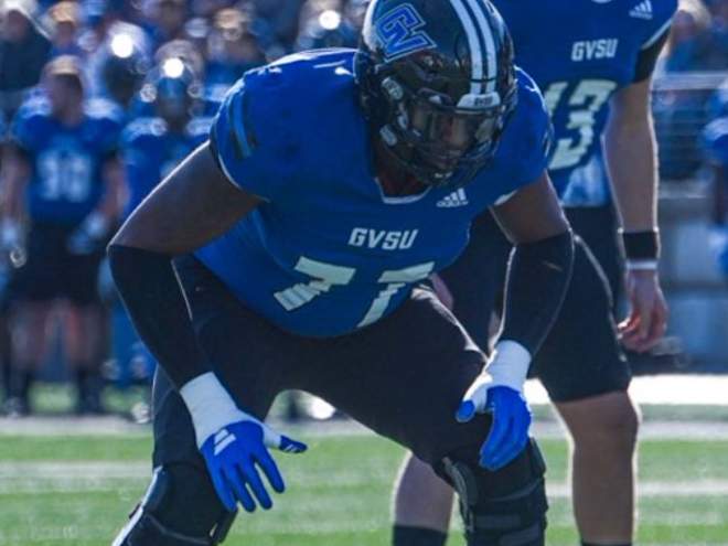 UK hosts Grand Valley State OL Jaylin Caldwell