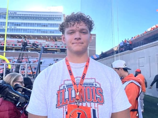 Latest Illinois visit makes an impression on three-star OL Casey Thomann