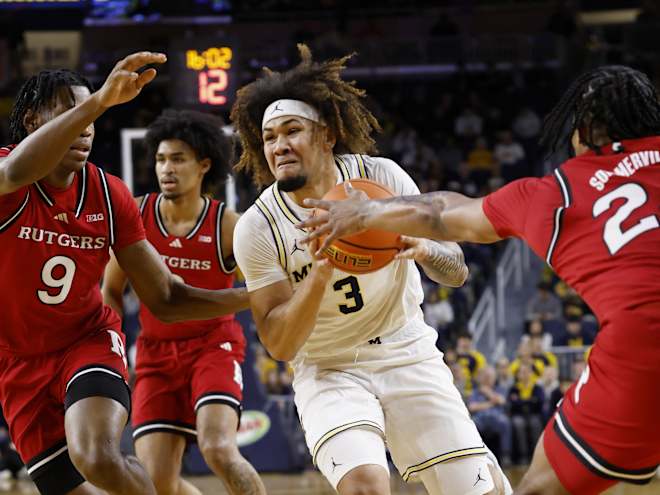 Nimari Burnett's buzzer-beater lifts Michigan to 84-82 win over Rutgers