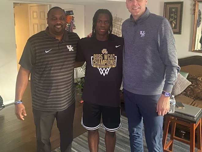 Mark Pope shares his vision for Jordan Smith during an in-home visit