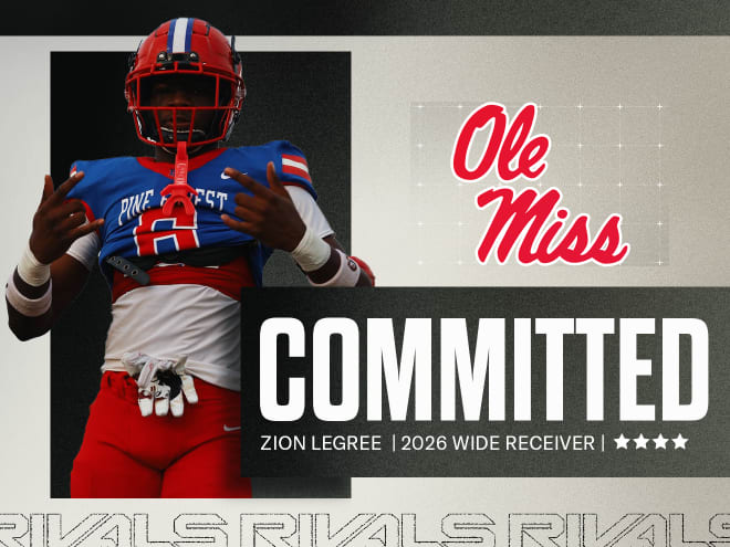 Four-star 2026 WR Zion Legree commits to Ole Miss after big game visit