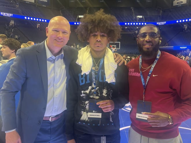 Jordan Mitchell takes in a historic Big Blue Madness