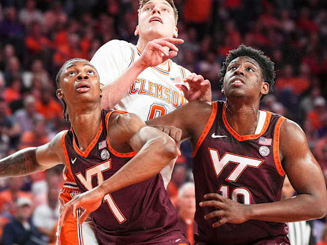 No. 11 Clemson handles Va. Tech 65-47 in home finale, notches win No. 26