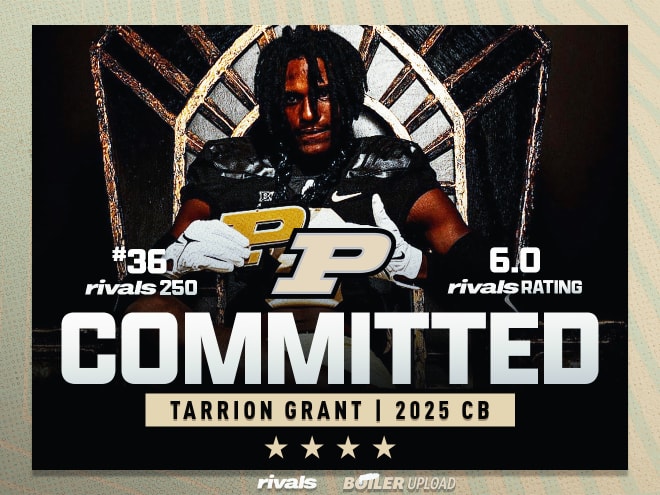 BREAKING: Purdue lands 2025 four-star cornerback Tarrion Grant